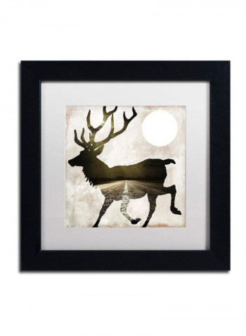 Going Wild I Framed Wall Art Multicolour 11 x 11inch