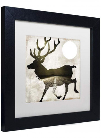 Going Wild I Framed Wall Art Multicolour 11 x 11inch