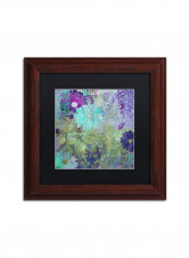 Kismet Wooden Framed Wall Art Multicolour 11 x 11inch
