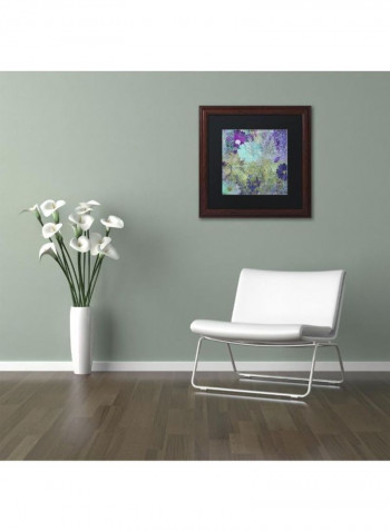 Kismet Wooden Framed Wall Art Multicolour 11 x 11inch