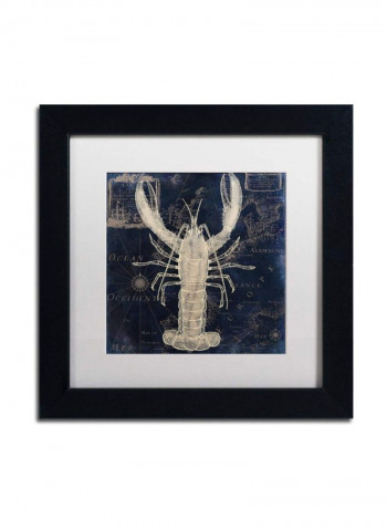 Maritime Blues Ii Wall Art Multicolour 11 x 11inch