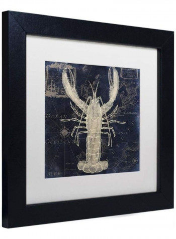 Maritime Blues Ii Wall Art Multicolour 11 x 11inch