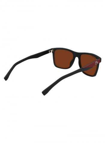 Men's Fullrim Injected Modified Rectangle Sunglasses - Lens Size: 56 mm