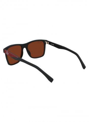 Men's Fullrim Injected Modified Rectangle Sunglasses - Lens Size: 56 mm