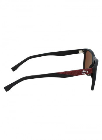 Men's Fullrim Injected Modified Rectangle Sunglasses - Lens Size: 56 mm
