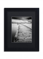 Motchia Acrylic Wall Art Black/Grey 11 x 14inch