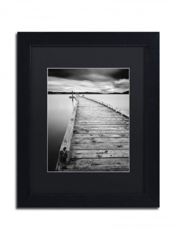 Motchia Acrylic Wall Art Black/Grey 11 x 14inch