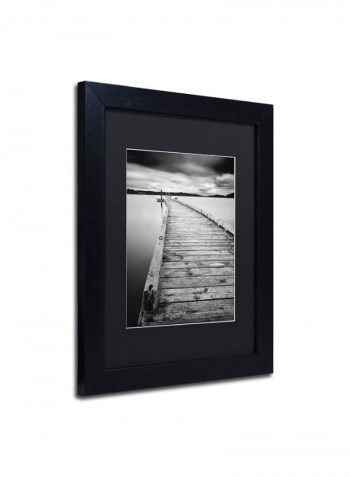 Motchia Acrylic Wall Art Black/Grey 11 x 14inch