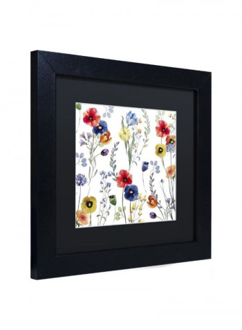 Summer Diary Ii Framed Wall Art Multicolour 11 x 11inch
