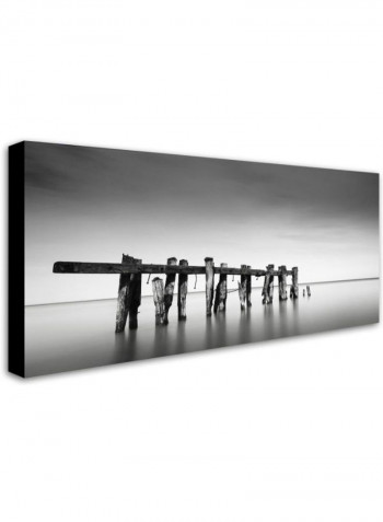 Defiance Artwork Canvas Wall Art Black/White 12 x 24inch