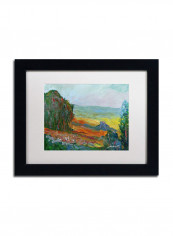 Fall Fields Framed Wall Art Multicolour 11 x 14inch