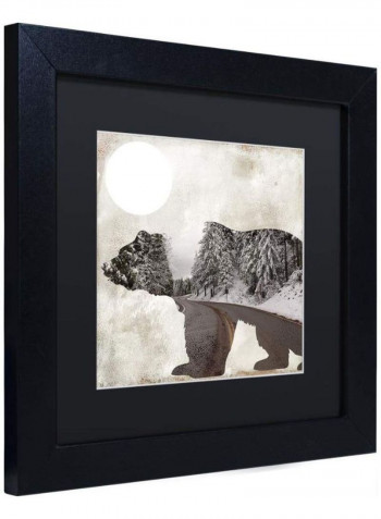 Going Wild III Framed Wall Art Multicolour 11 x 11inch