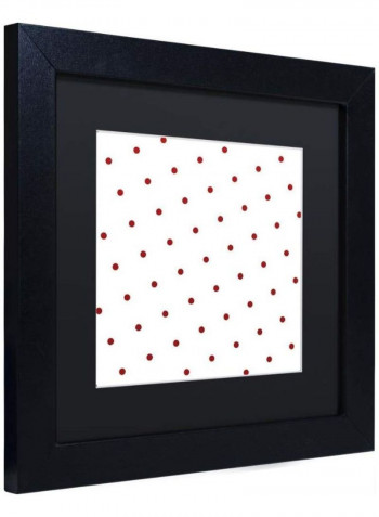 Group 05 B Framed Wall Art White/Red 11 x 11inch