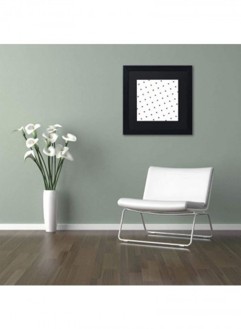 Group 05 B Framed Wall Art White/Red 11 x 11inch