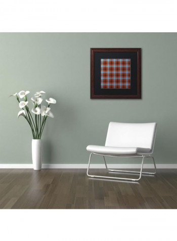 Group 06 A Wooden Framed Wall Art Multicolour 11 x 11inch