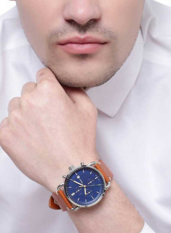 Men's Renewed - Water Resistant Leather Analog Watch FS5401