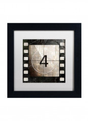 Vintage Countdown Iv Wall Art Multicolour 11 x 11inch