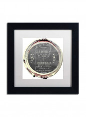 Paris In Framed Wall Art multicolour 11 x 11inch