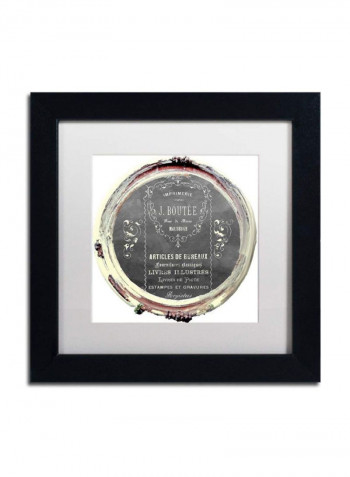 Paris In Framed Wall Art multicolour 11 x 11inch