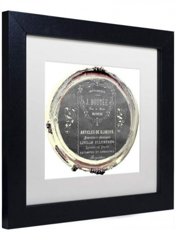 Paris In Framed Wall Art multicolour 11 x 11inch