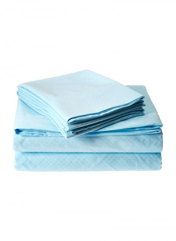 4-Piece Sheet Set Light Blue