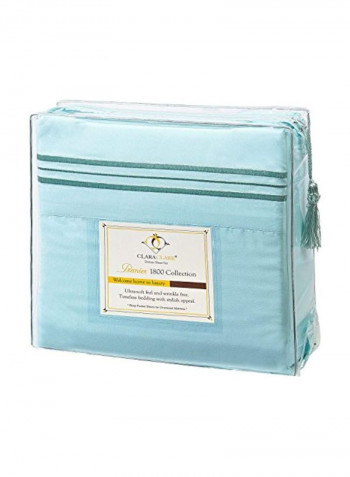 4-Piece Sheet Set Light Blue