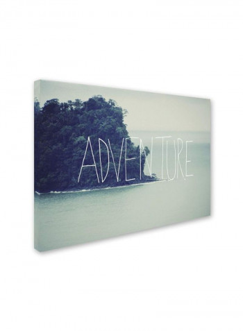 Adventure Island Canvas Wall Art Multicolour 14 x 19inch