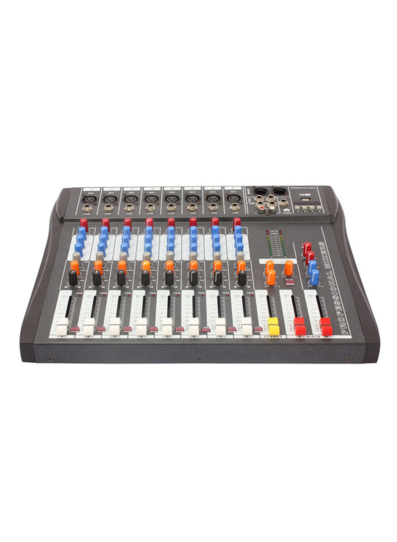 8-Channel USB Digital Effect Music Audio Mixer CT-80S Grey