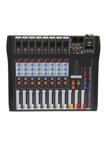 8-Channel USB Digital Effect Music Audio Mixer CT-80S Grey