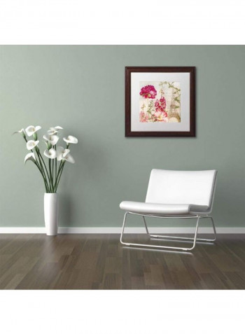 Always Paris II Wooden Framed Wall Art Multicolour 11 x 11inch