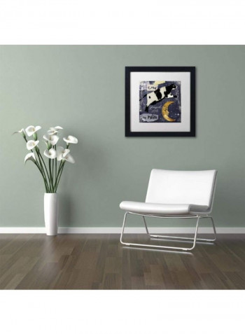 Childhood I Framed Wall Art Multicolour 11 x 11inch