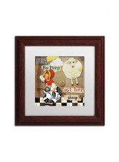 Childhood II Wooden Framed Wall Art Multicolour 11 x 11inch