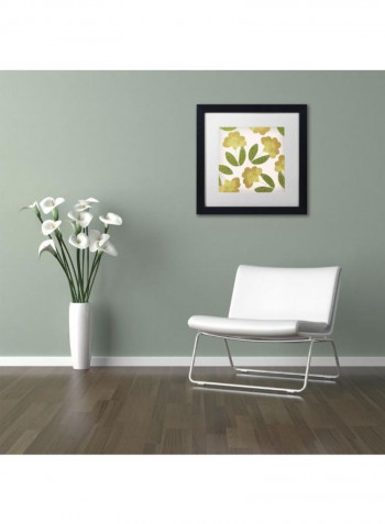 English Garden I Framed Wall Art Multicolour 11 x 11inch