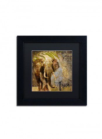 Taste Of Africa Ii Canvas Wall Art Multicolour 18 x 18inch