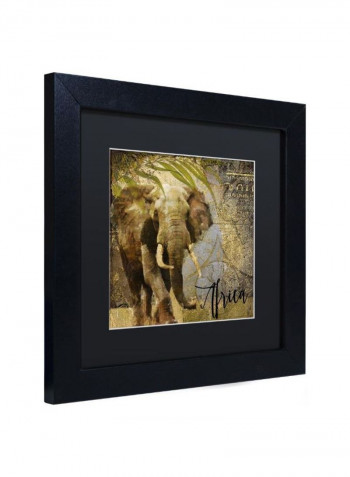 Taste Of Africa Ii Canvas Wall Art Multicolour 18 x 18inch