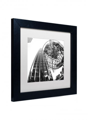 Columbus Circle 2 Framed Wall Art Black/White 11 x 11inch
