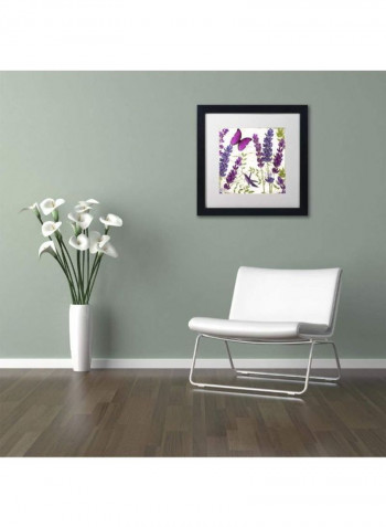 Lavender II Framed Wall Art Multicolour 11 x 11inch