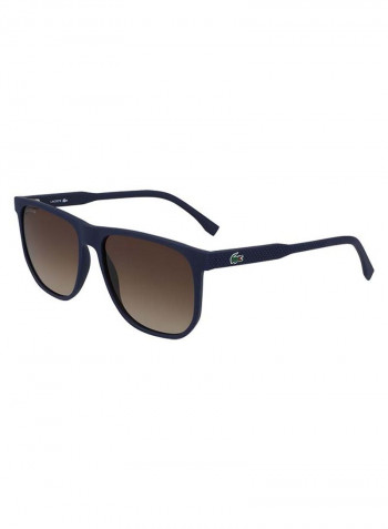 Men's Full-Rim Injected Modified Rectangle Sunglasses - Lens Size: 57 mm