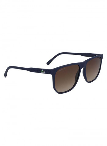 Men's Full-Rim Injected Modified Rectangle Sunglasses - Lens Size: 57 mm