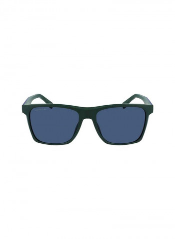 Men's Fullrim Injected Modified Rectangle Sunglasses - Lens Size: 56 mm