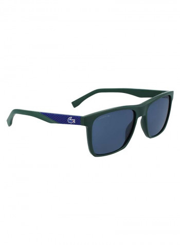 Men's Fullrim Injected Modified Rectangle Sunglasses - Lens Size: 56 mm