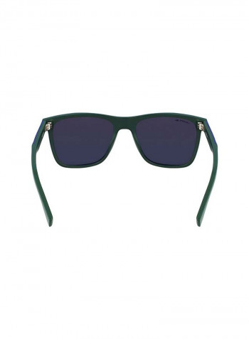 Men's Fullrim Injected Modified Rectangle Sunglasses - Lens Size: 56 mm