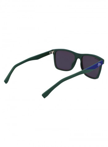 Men's Fullrim Injected Modified Rectangle Sunglasses - Lens Size: 56 mm