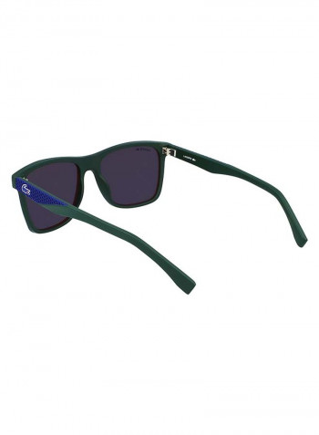 Men's Fullrim Injected Modified Rectangle Sunglasses - Lens Size: 56 mm