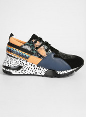 Cliff Low Top Sneaker Orange Multi