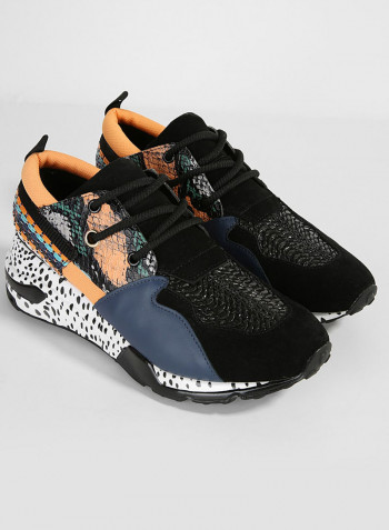 Cliff Low Top Sneaker Orange Multi