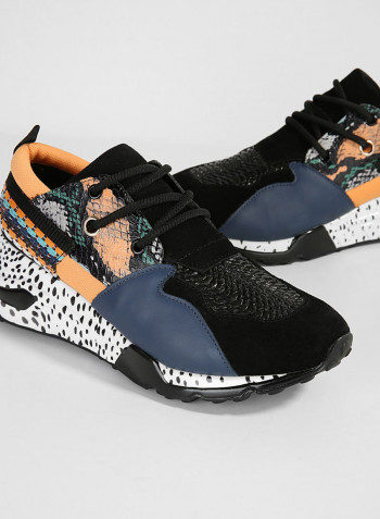 Cliff Low Top Sneaker Orange Multi
