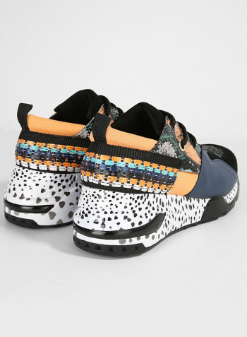 Cliff Low Top Sneaker Orange Multi