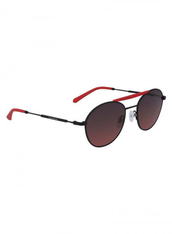 Full Rimmed Round Frame Sunglasses - Lens Size: 52 mm