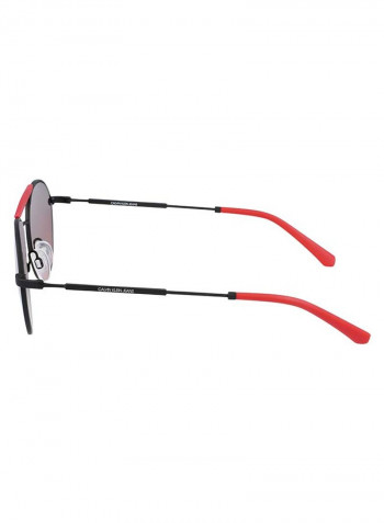 Full Rimmed Round Frame Sunglasses - Lens Size: 52 mm